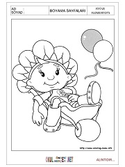 Fifi ve Flowertots boyama sayfaları